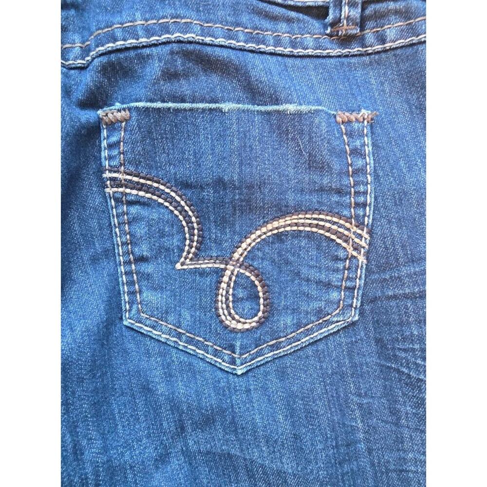 Mossimo Supply Co Flare Jeans Juniors 11 Dark Wash Low Rise Stretch Y2K Target - Picture 7 of 7
